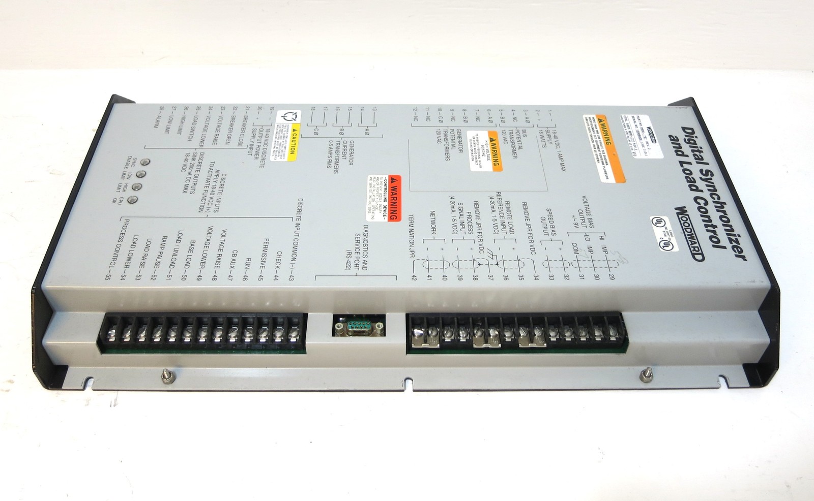 Woodward 9905-797 Rev D Digital Synchronizer and Load Control PLC Relay 9905797