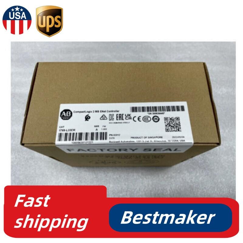 AB 1769-L33ER / A CompactLogix 2MB Enet Controller 1769L33ER New Factory Sealed
