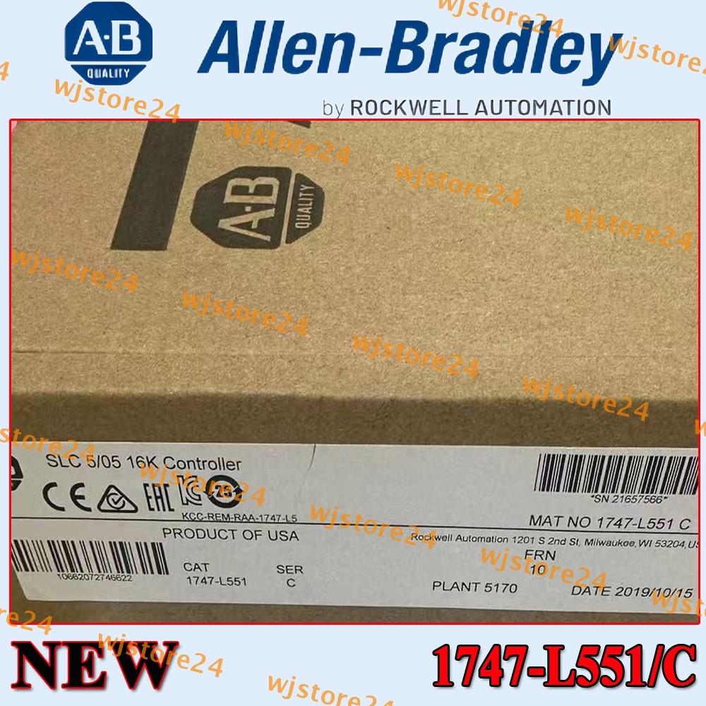 Sealed New PLC-AB 1747-L551 /C SLC 5/05 CPU Processor Unit Module 1747L551