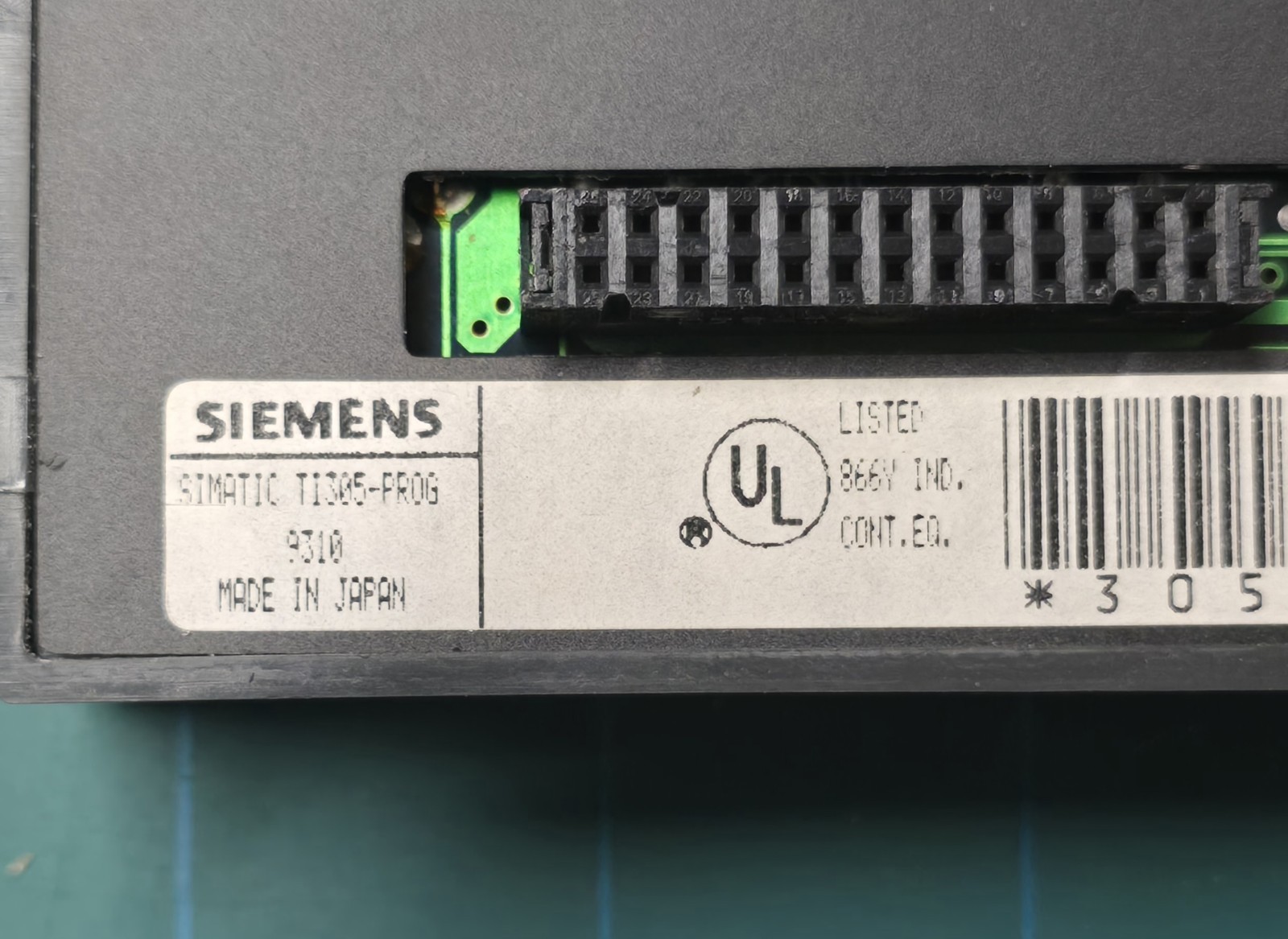 Siemens Simatic TI315 DSR central processing unit, Siemens TI305 Programmer