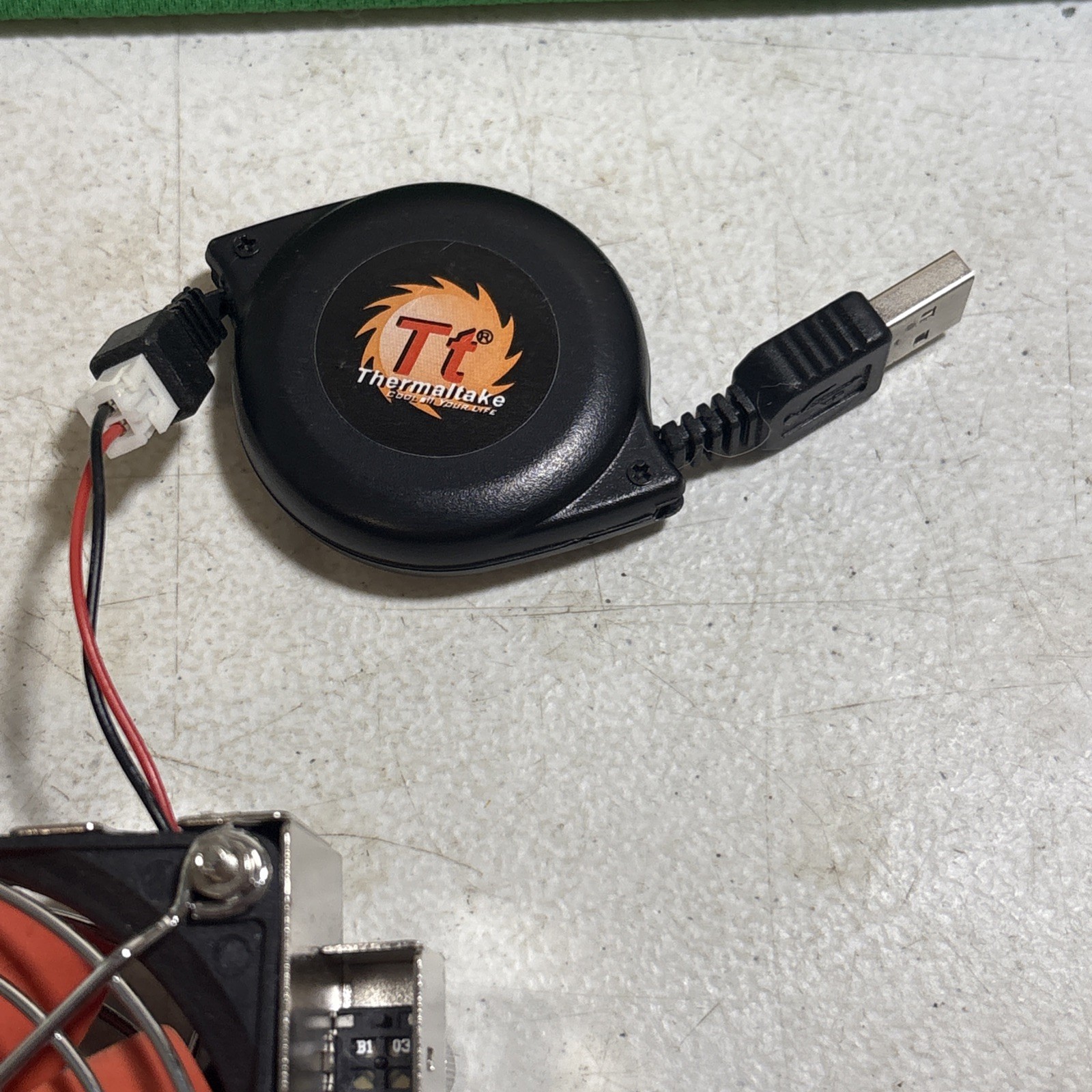 THERMALTAKE TT-8025A, DC BUSHLESS, 0.55AMP, PC CASE FAN, USB SWITCH