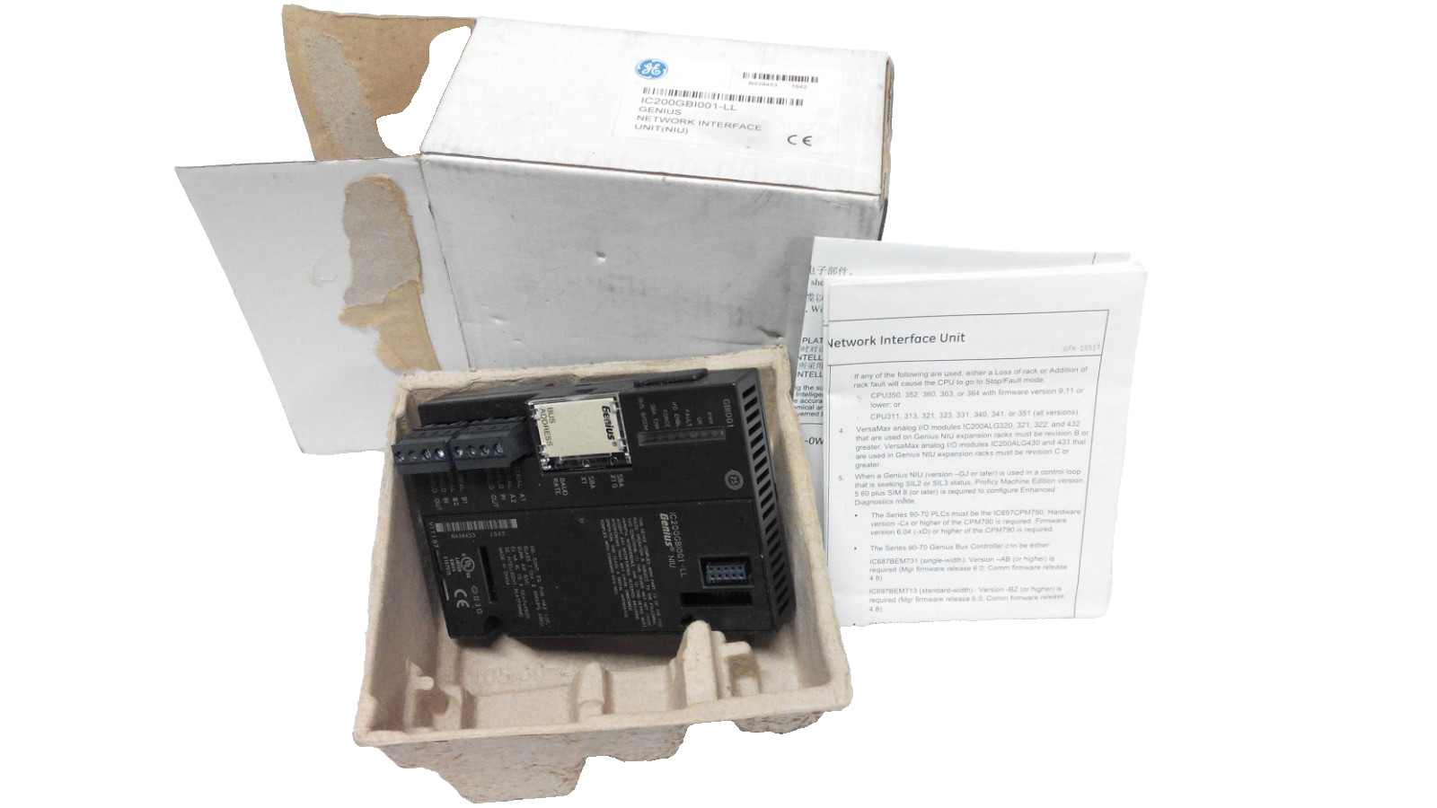 GE FANUC IC200GBI001-LL