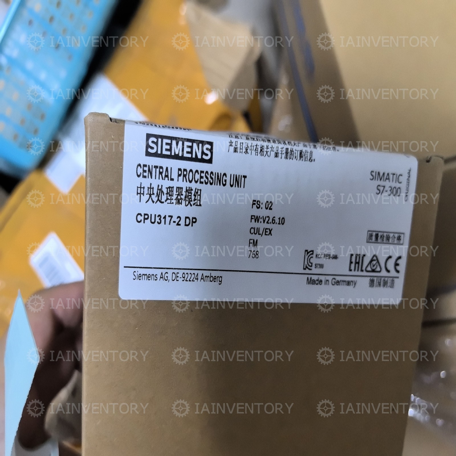 1PC Real US STOCK NEW Siemens 6ES7317-2AJ10-0AB0 Fast shipping