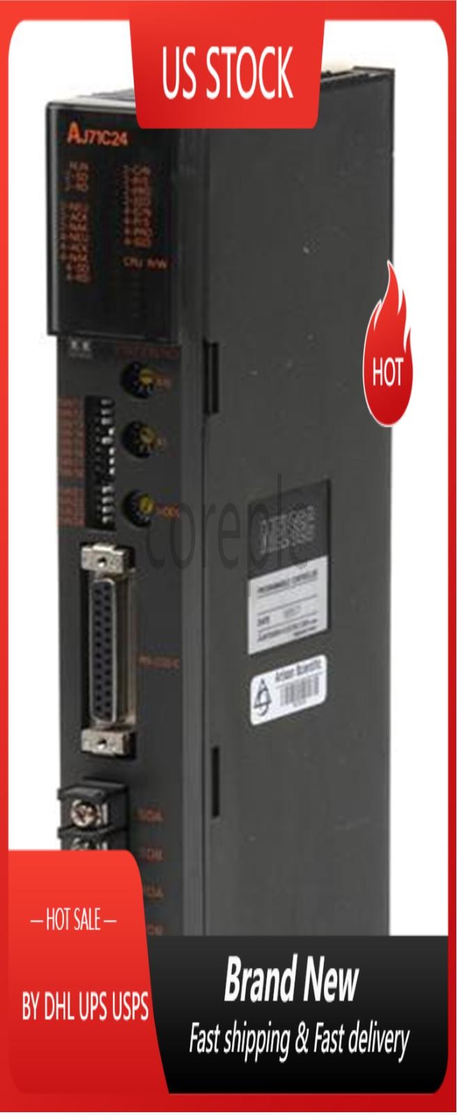1PC New Mitsubishi AJ71C24 PLC Module Expedited Shipping