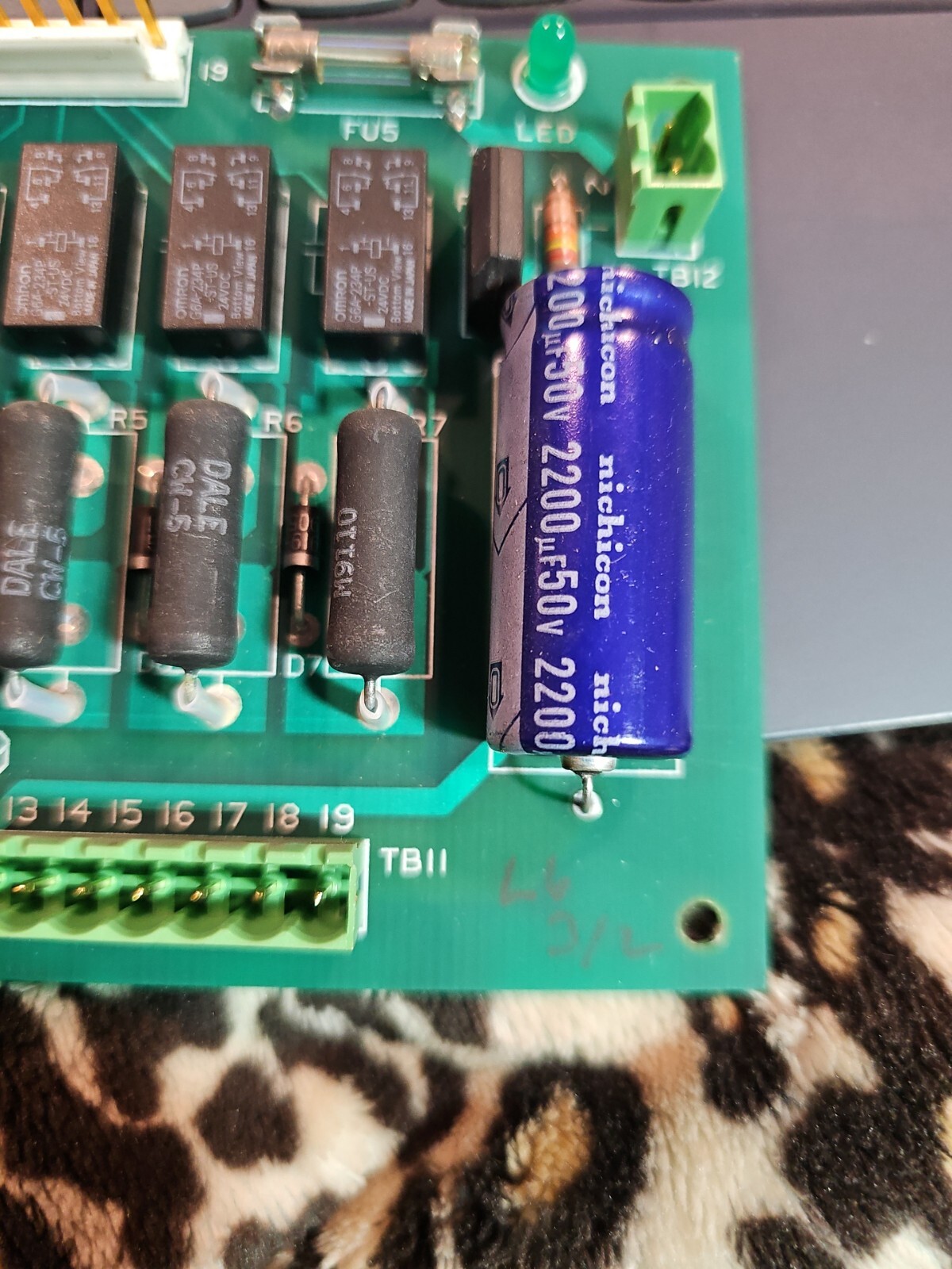 Reliance Electric 0-55325-49 Drive Relay Circuit Board PLC