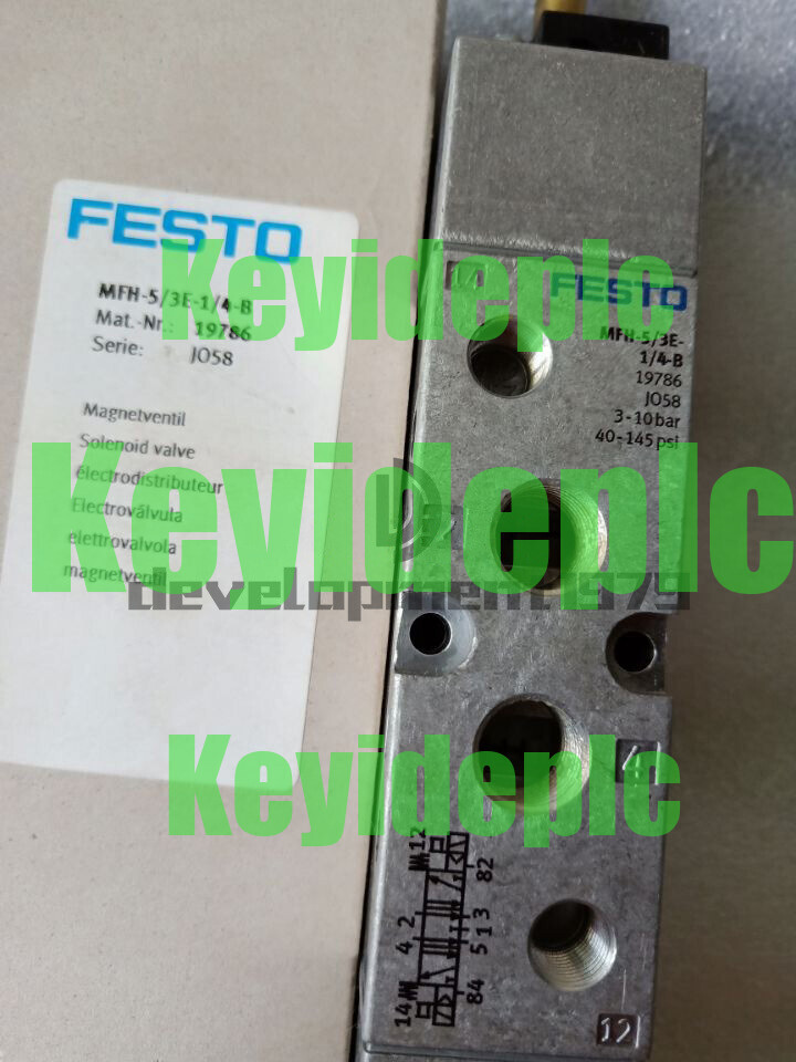New Festo solenoid valve MFH-5/3E-1/4-B 19786 (1Pcs)