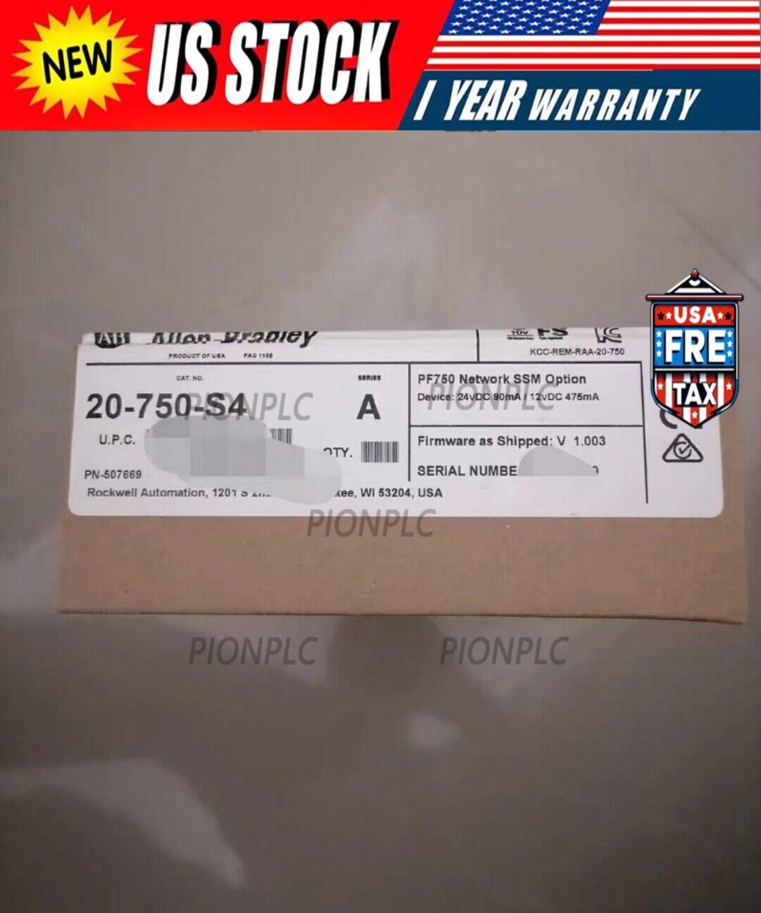 20750S4 Allen-Bradley 20-750-S4 PF750 Network SSM Option Module