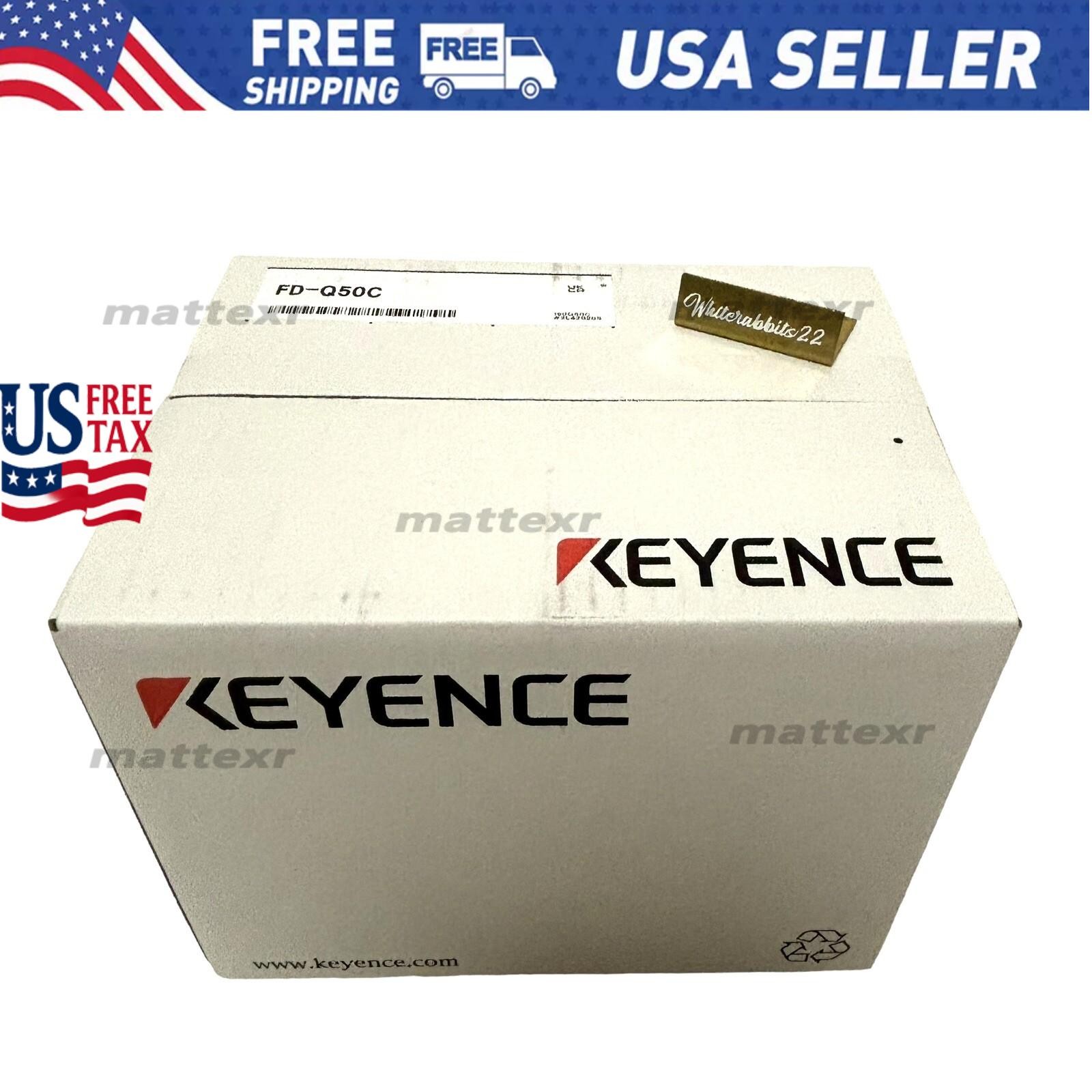 NEW Keyence FD-Q50C Clamp-On Flow Sensor Flow Meter US Free TAX
