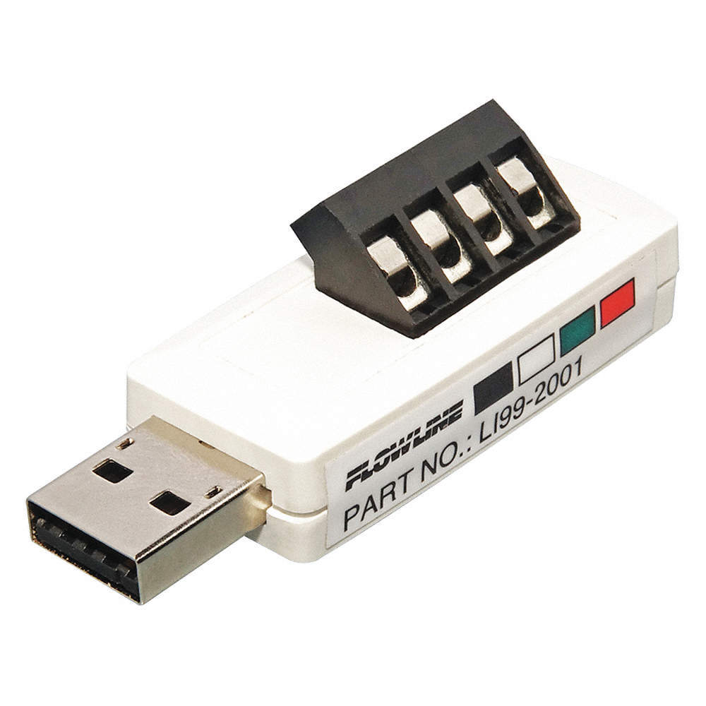 FLOWLINE LI99-2001 USB Fob,0.72 ” W 55KF85