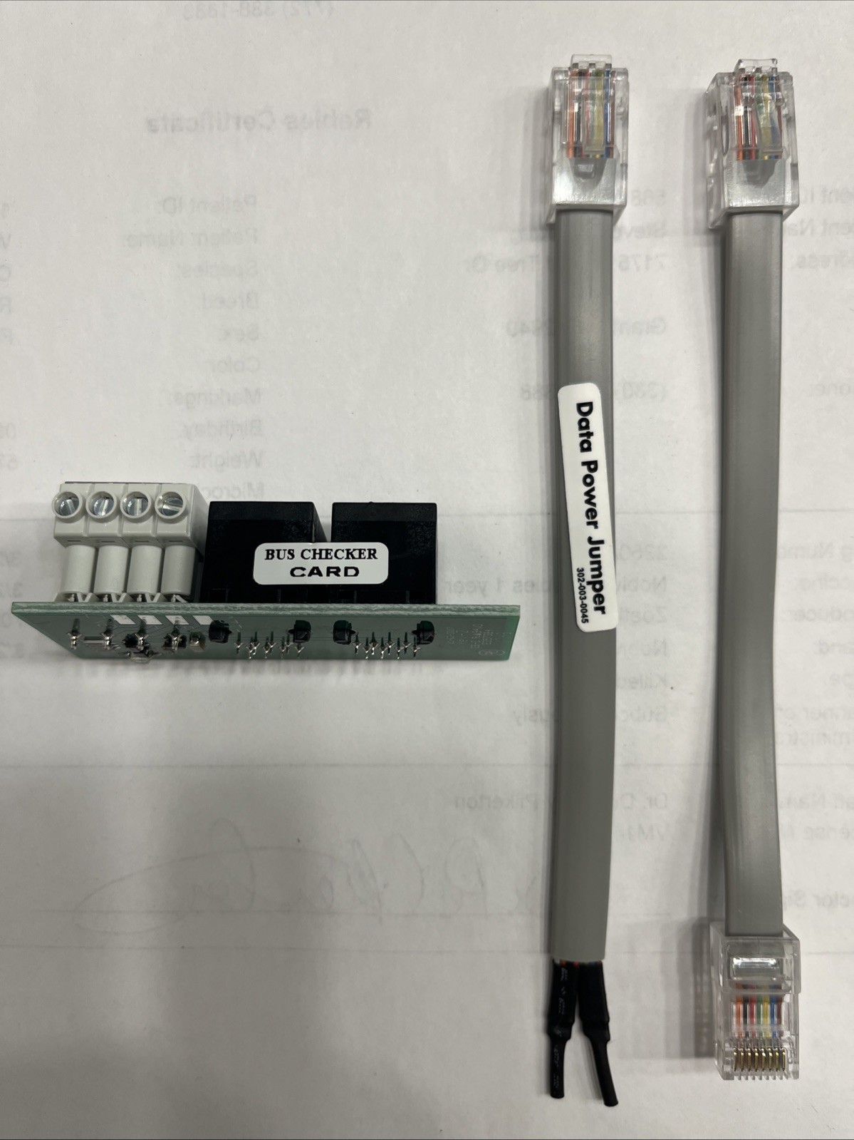 EZ-RJ45 Acuity Lighting Controls Bus Checker Kit and Connectors BUSS CHECKER