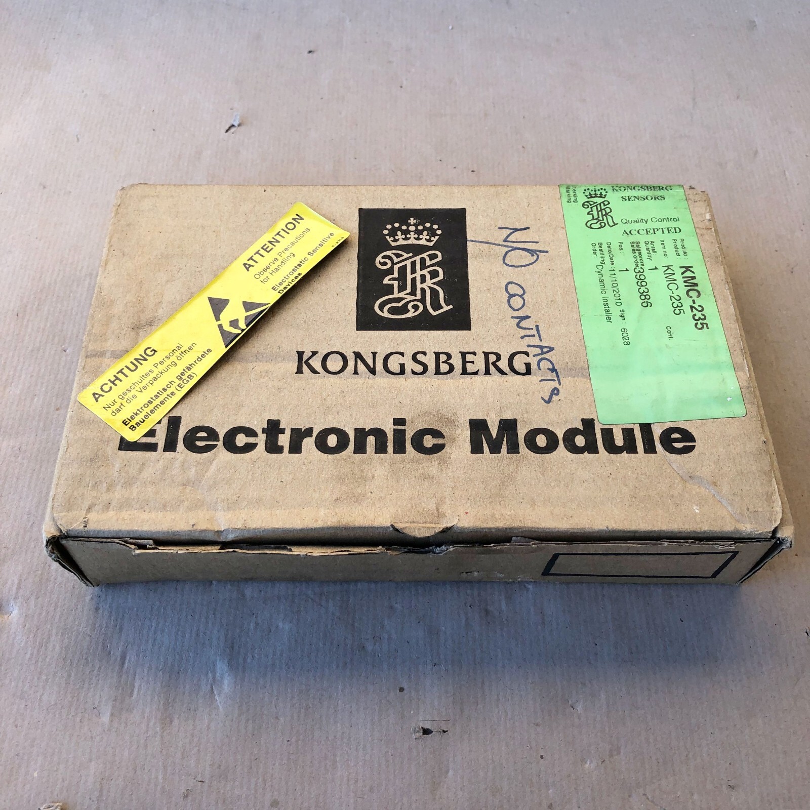 KONGSBERG AUTRONICA KMC-235 PCB CARD KMC-234
