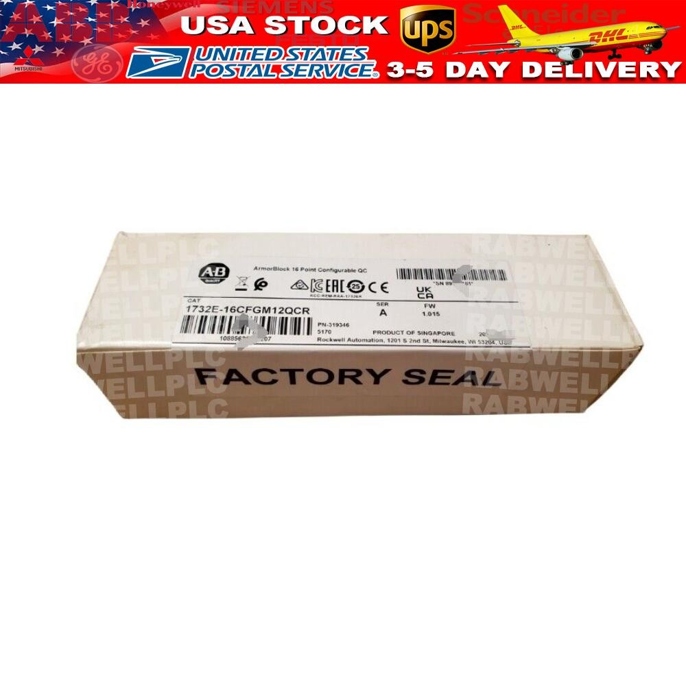 AB 1732E-16CFGM12QCR Allen-Bradley Armor Block Factory Sealed Box US Free Tax