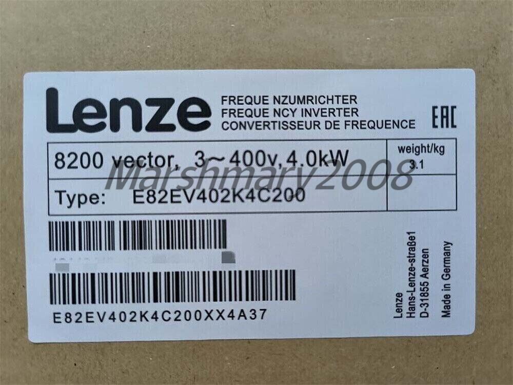 E82EV402_4C200 NEW LENZE E82EV402K4C200 Inverter 8200 Vector 4.0kW