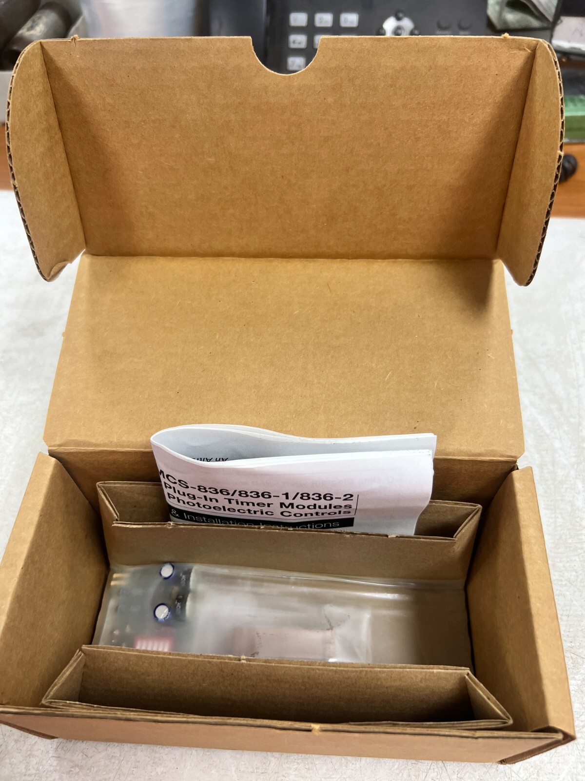 👀 NEW WARNER ELECTRIC MCS-836 PHOTOSCANNER PLUG IN TIMER MODULE 7400-448-024
