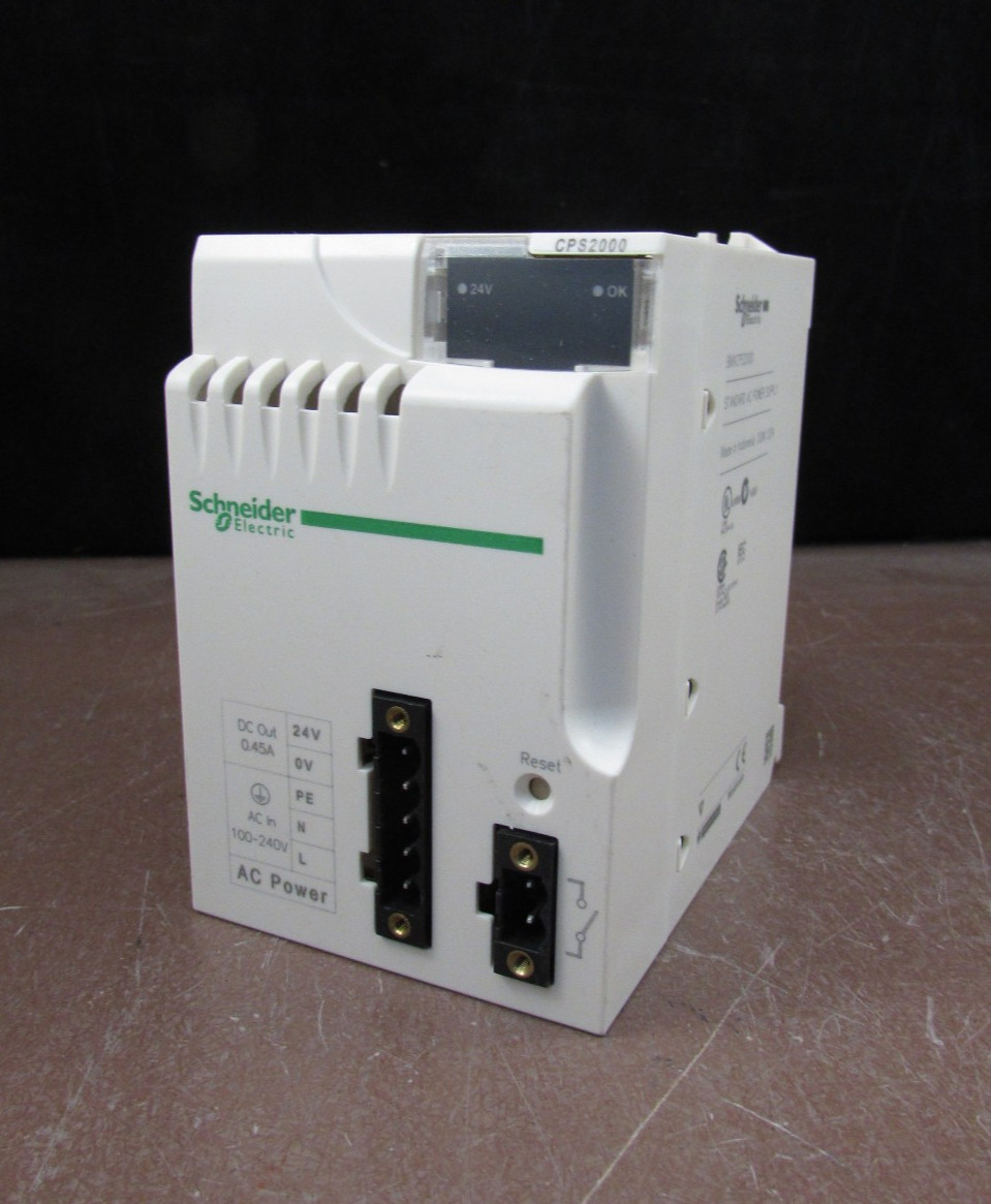 Schneider Modicon BMXCPS2000 Standard AC Power Supply 24VDC Used