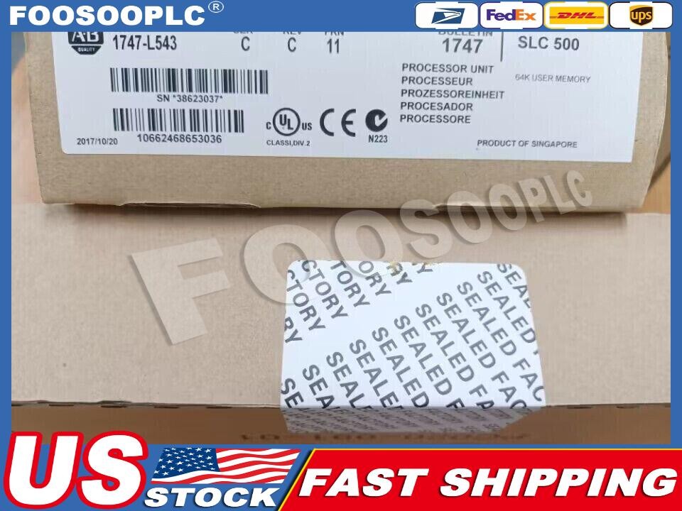 New Factory Sealed AB 1747-L543 /C SLC 500 5/04 CPU Processor Unit 1747-L543