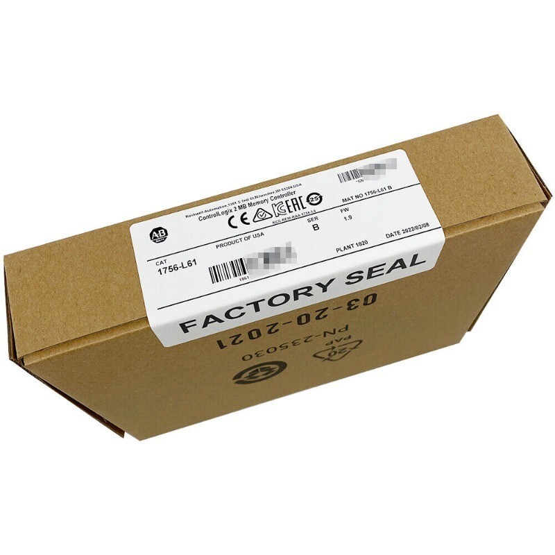 New Factory Sealed AB 1756-L61 /B ControlLogix Logix5561 Processor 2MB