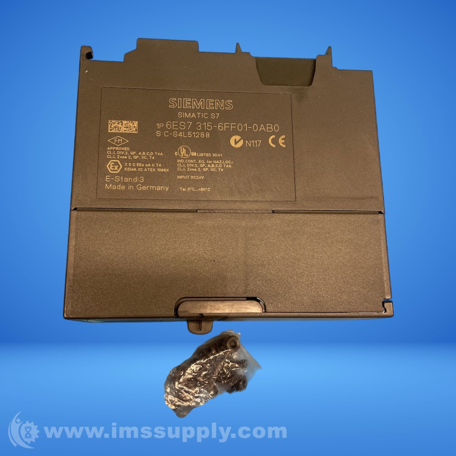 Siemens 6ES7315-6FF01-0AB0 Simatic S7-300 CPU Module FNOB