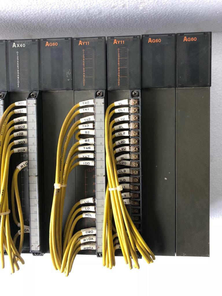 Mitsubishi Plc Base Unit With A63P,A2NCPU,AX40,AG60,AY11