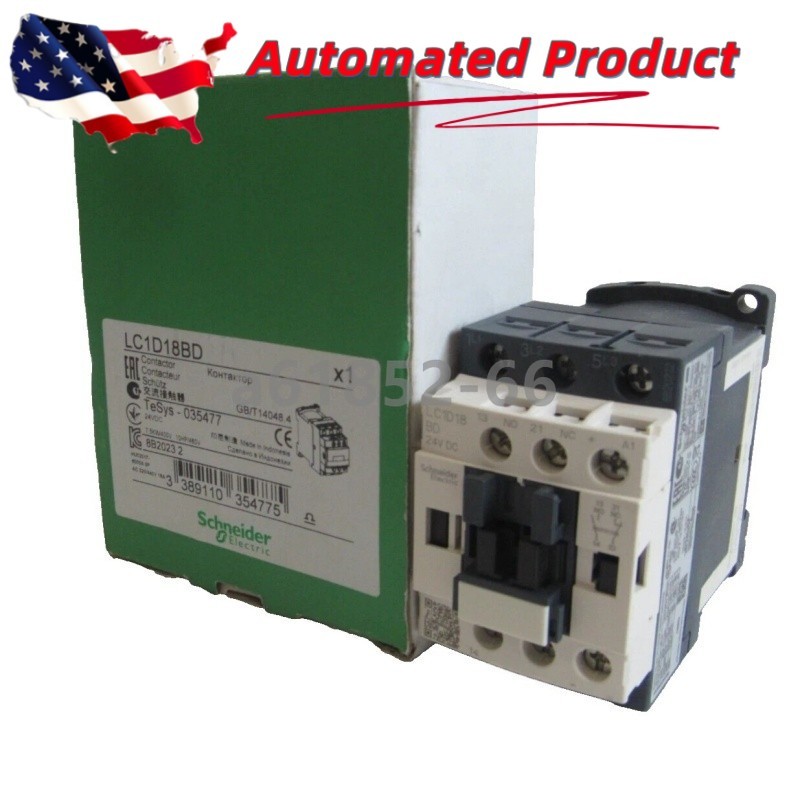 1PC LC1D18BD New With Box Schneider Contactor LC1-D18BD 18A DC24V LC1D18 BD