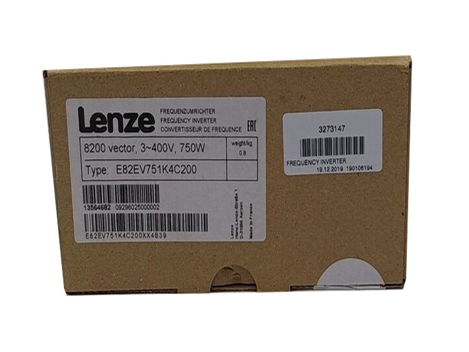 E82EV751K4C200 NEW LENZE E82EV751_4C200 Inverter 8200 Vector 0.75kW