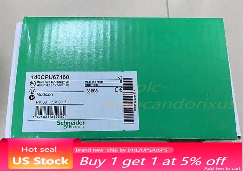 Schneider 140CPU67160 PLC Module New In Box Fast Shipping