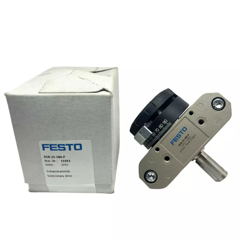 New FESTO DSR-25-180-P 11911 Pneumatic Rotary Drive Free Shipping