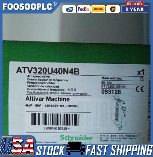 1PC New Schneider ATV320U40N4B 4Kw Inverter Fast Shipping