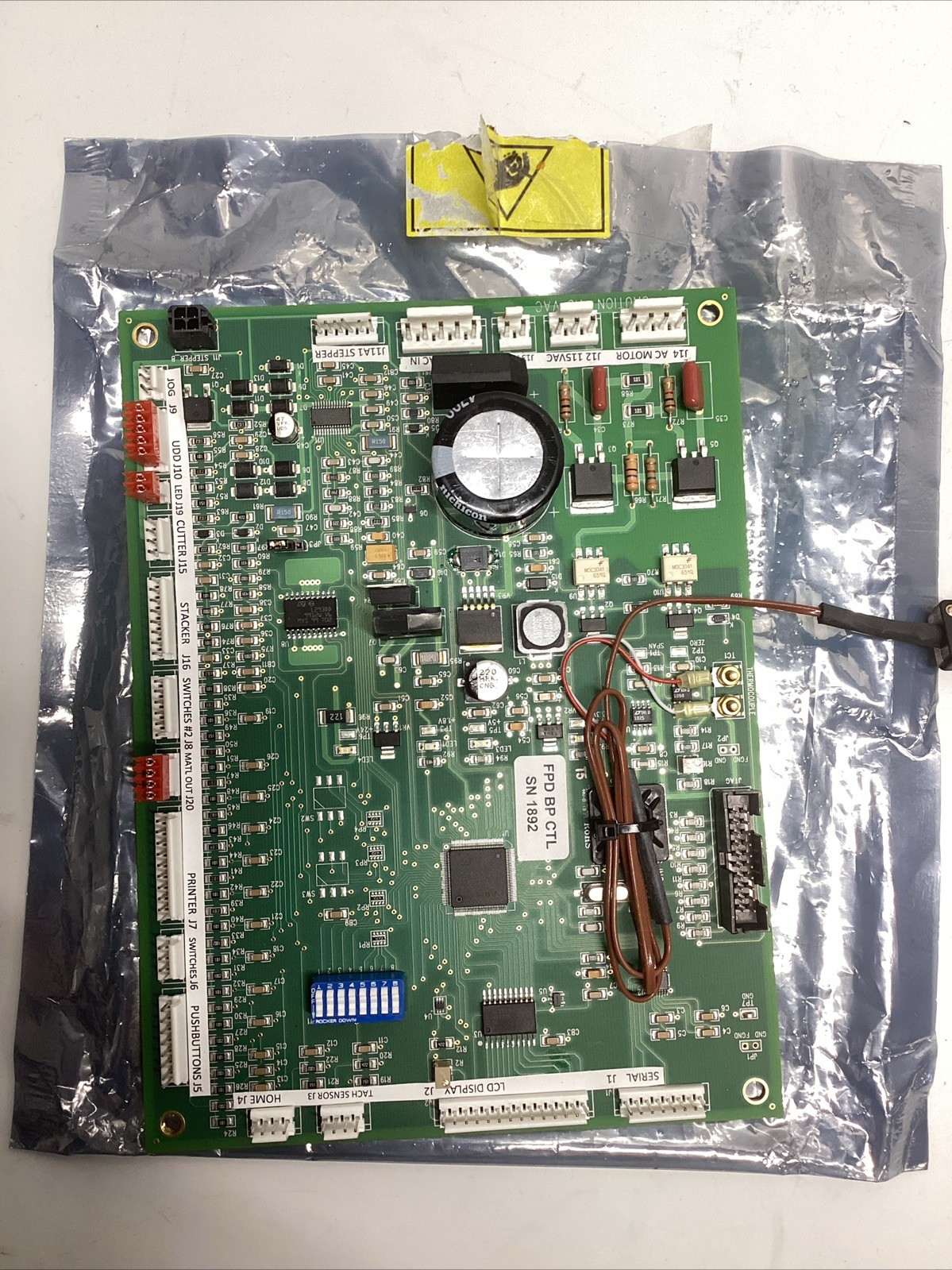 FPD BP CTL Control Board SN 1892 LCD Motor Heater Stepper Industrial PCB. V-525