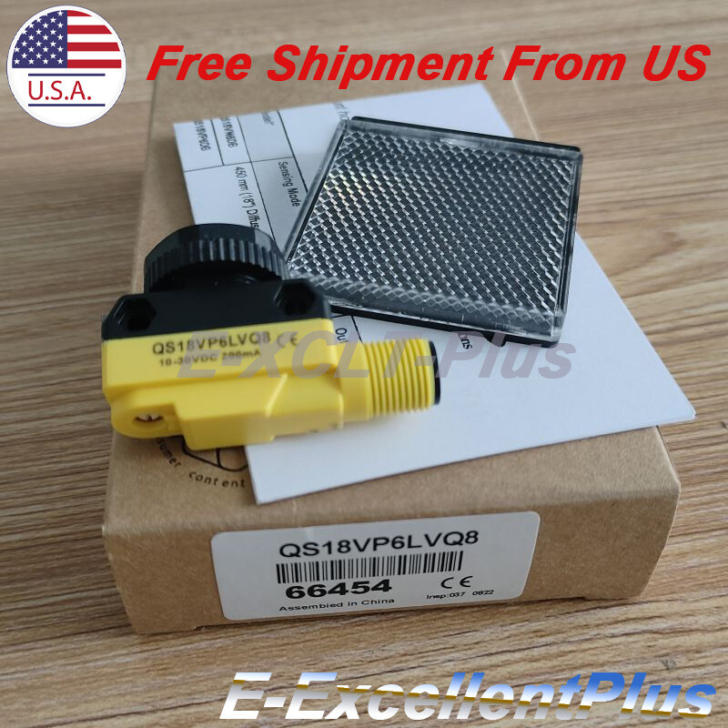4Pin For Banner Engineering QS18VP6LVQ8 Photoelectric Sensor Switch 10-30VDC NPN