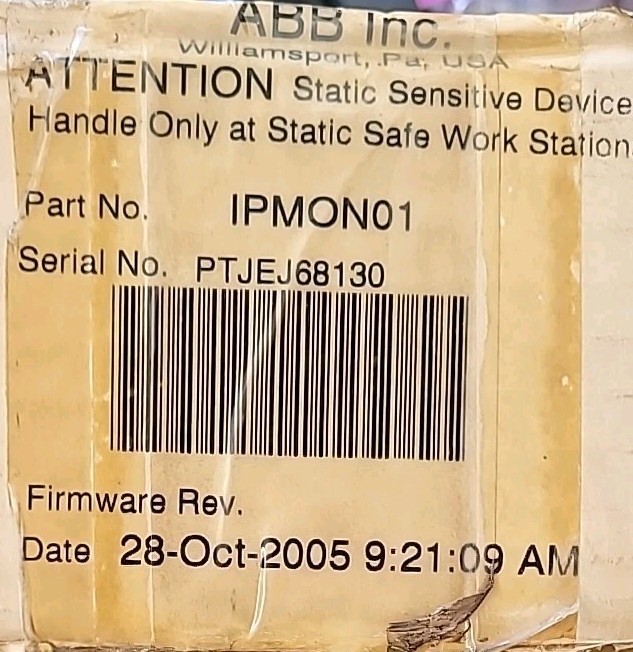 ABB Bailey IPMON01 Infi-90 I90 Net 90 Power Monitor PLC Module Board – New