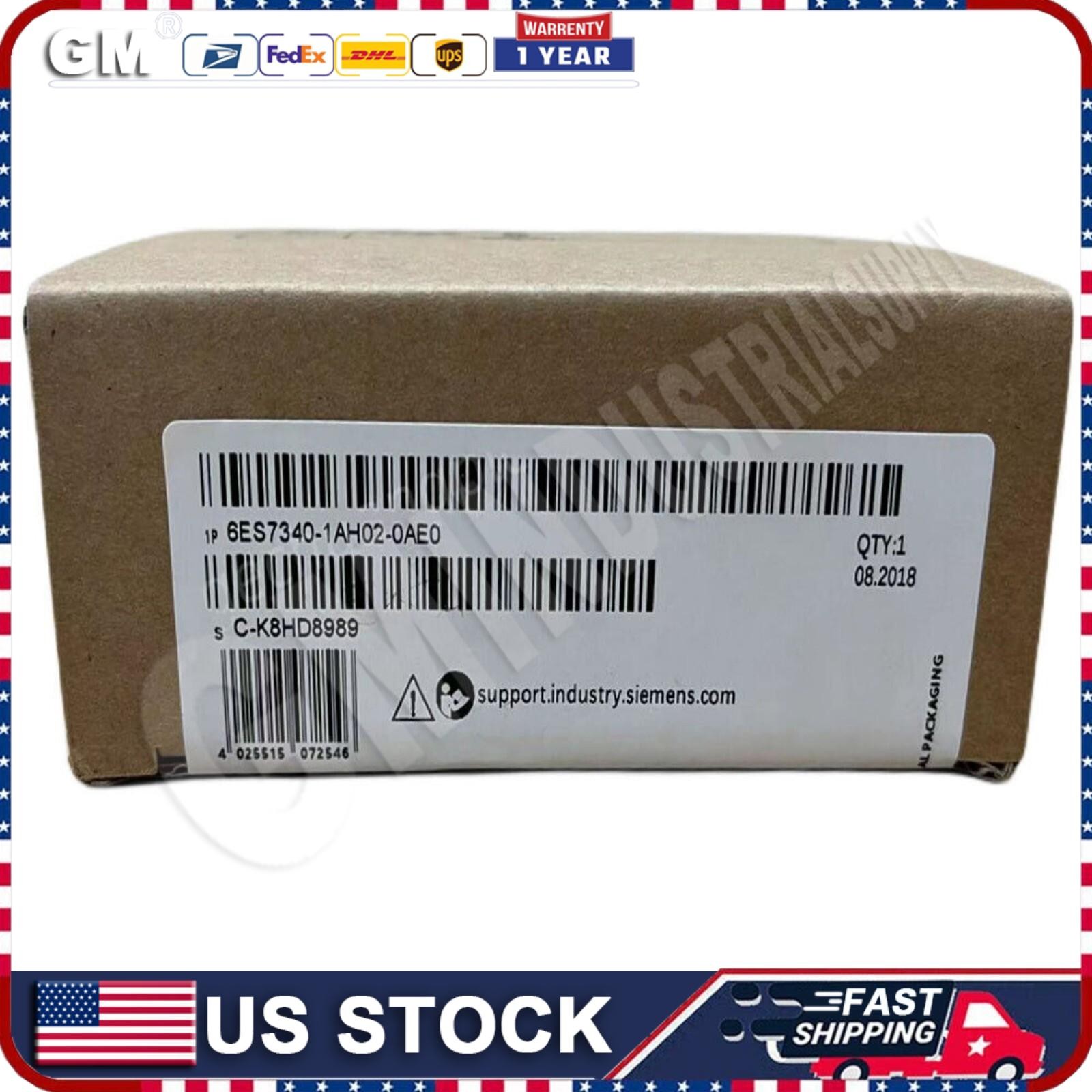 New Siemens 6ES7340-1AH02-0AE0 6ES73401AH020AE0 SIMATIC S7-300, CP 340