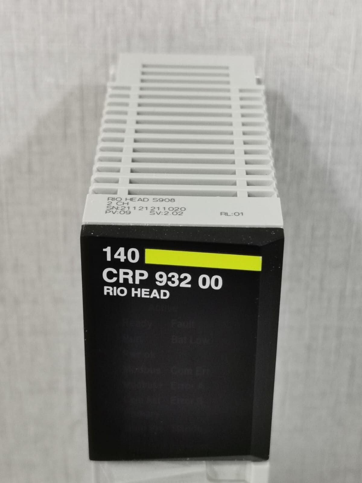 SCHNEIDER ELECTRIC 140CRP93200 PV.09/ SV 2.02 RIO HEAD-END ADAPTOR MODULE