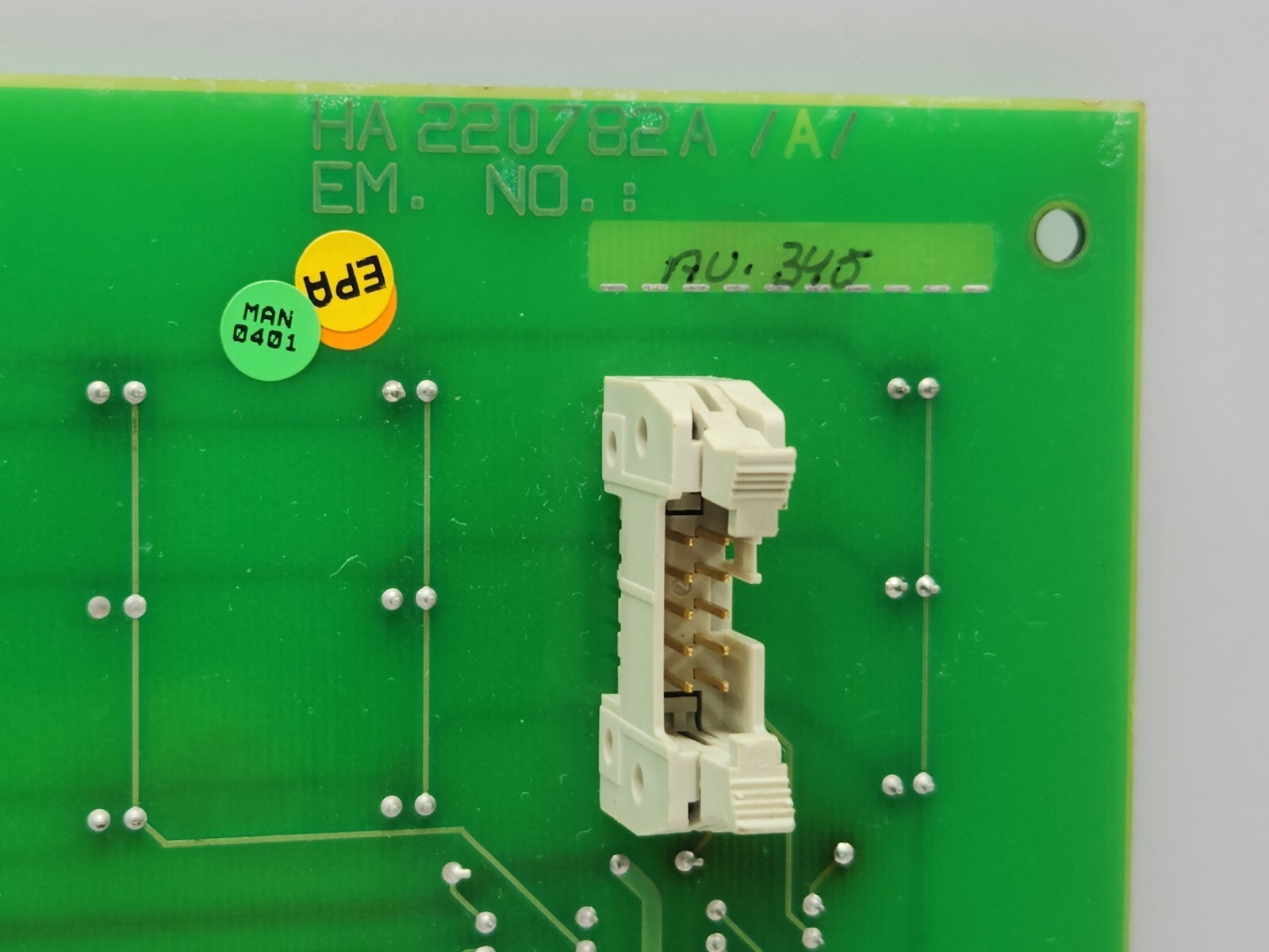 NORCONTROL NA1112.1 OPERATORS PANEL CARD HA220782A/A/