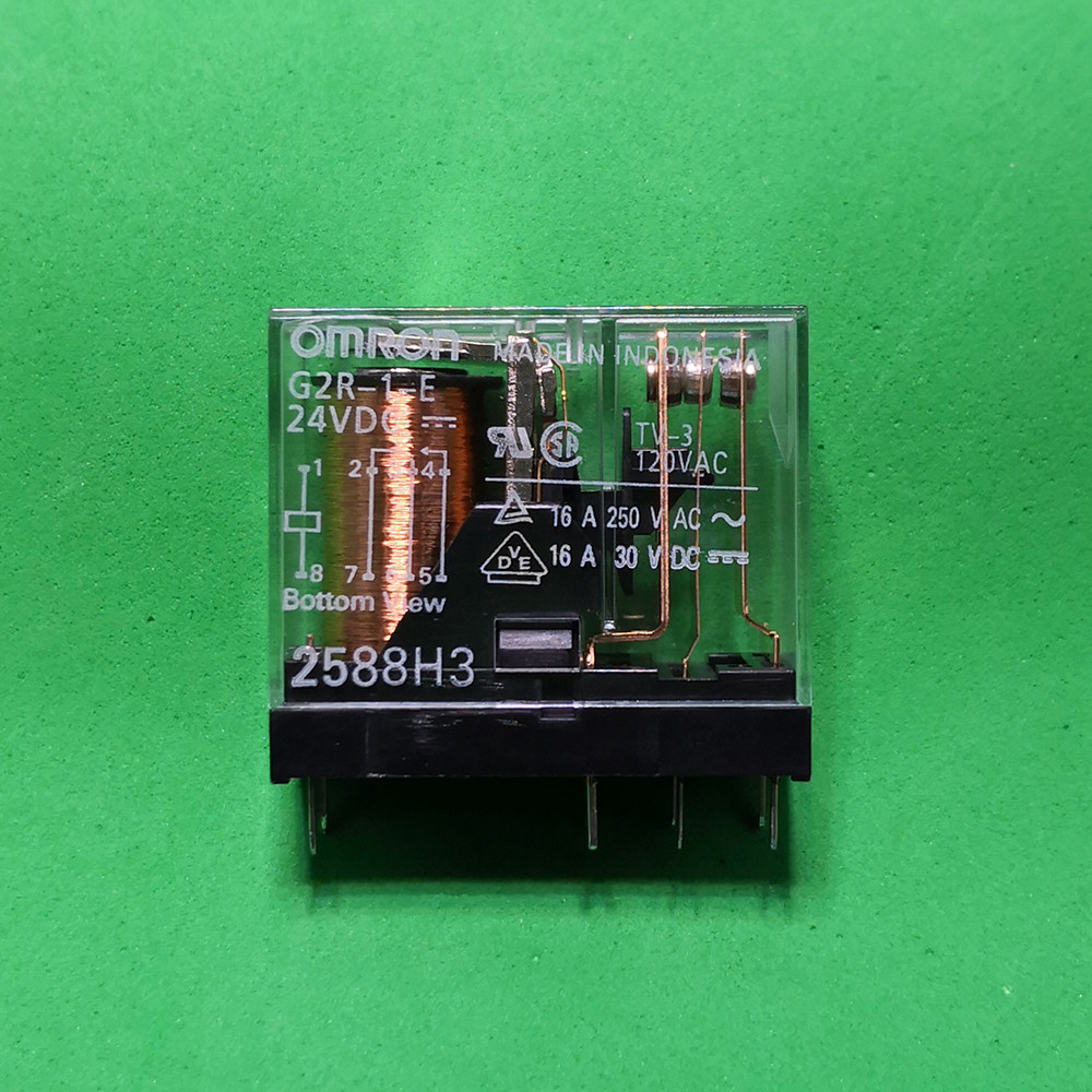 1pc G2R-1-E-24VDC G2R-1-E 24V DC 16A 8pin Power Relay OMRON ORIGINAL