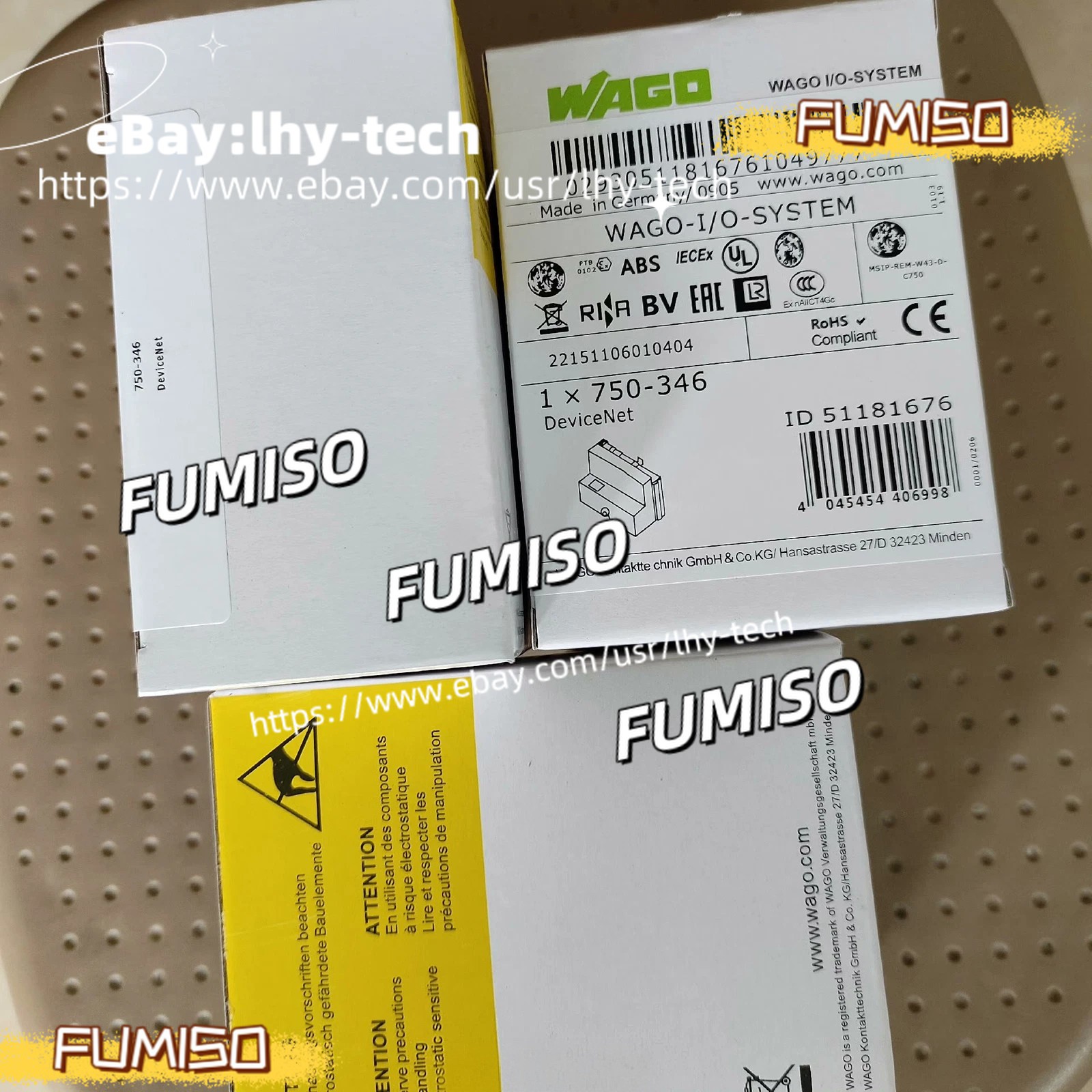 1 PCS 750-346 WAGO FC DeviceNet module 750-346 Brand New Fast Shipping&lhy