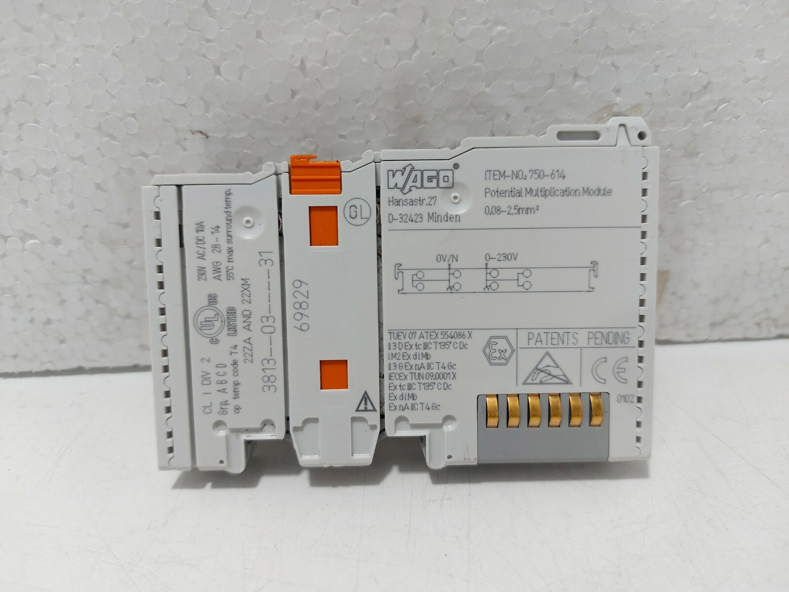 WAGO 750-614 Channel Digital Potential Multiplication Module / WAGO 750614