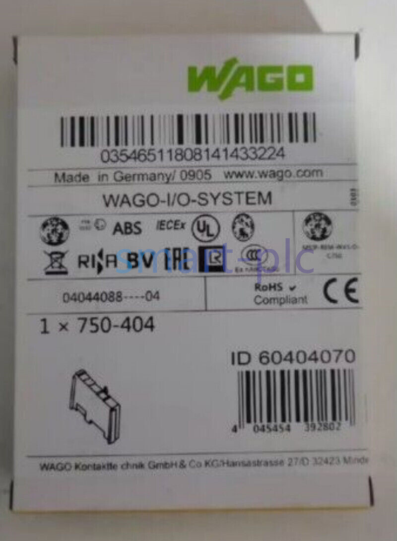 1PCS New WAGO 750-404 PLC Module In Box Expedited Shipping