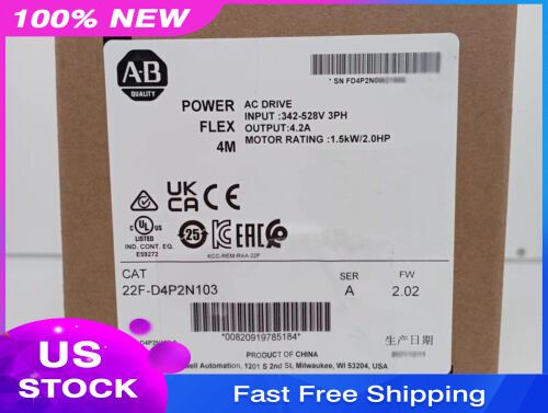 1PC NEW AB 22F-D4P2N103 PowerFlex 4M AC 22FD4P2N103 Drive Fast Shipping