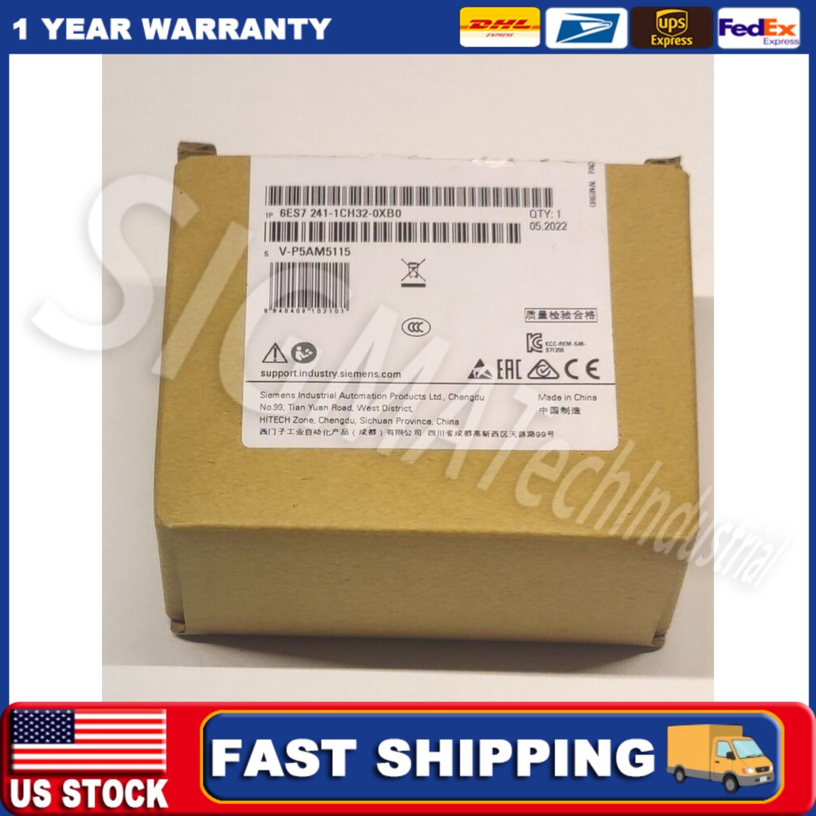 New Siemens 6ES7 241-1CH32-0XB0 6ES7241-1CH32-0XB0 SIMATIC CM 1241 US FREE TAX