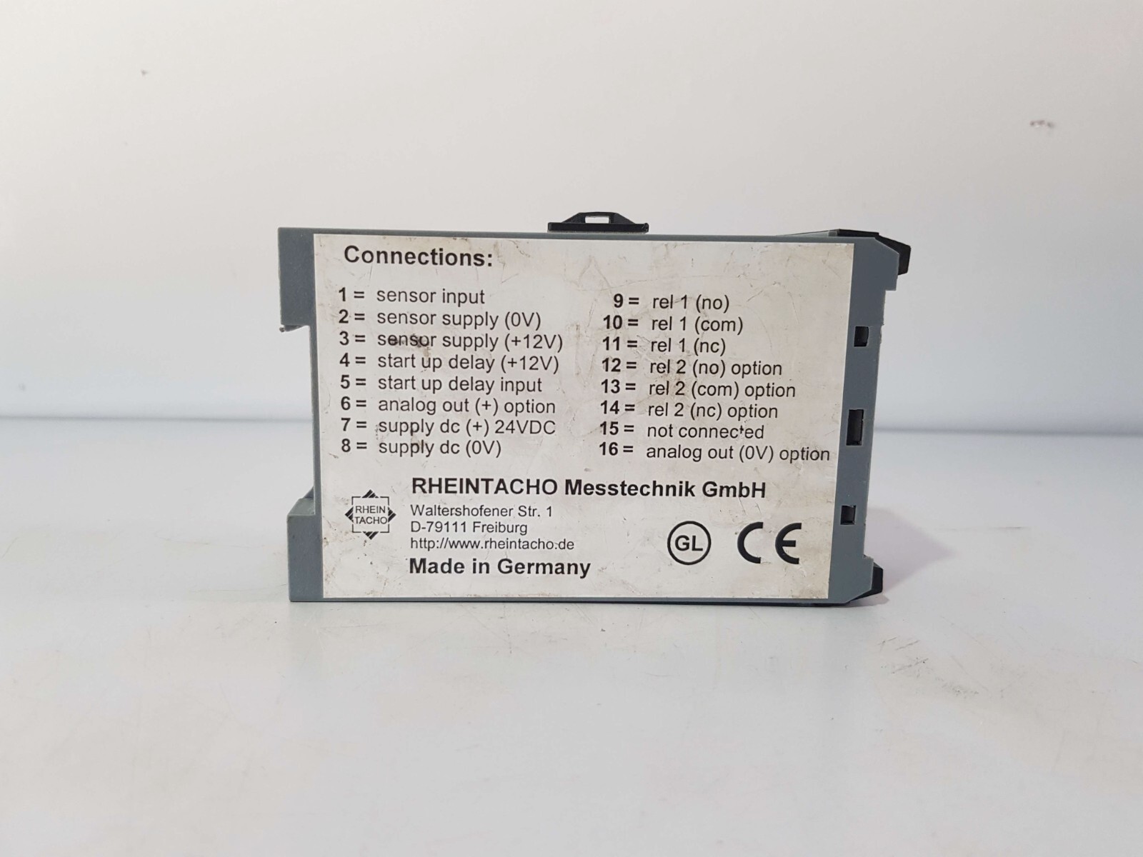 RHEINTACHO 5823.200 PROGRAMMABLE SPEED MONITOR