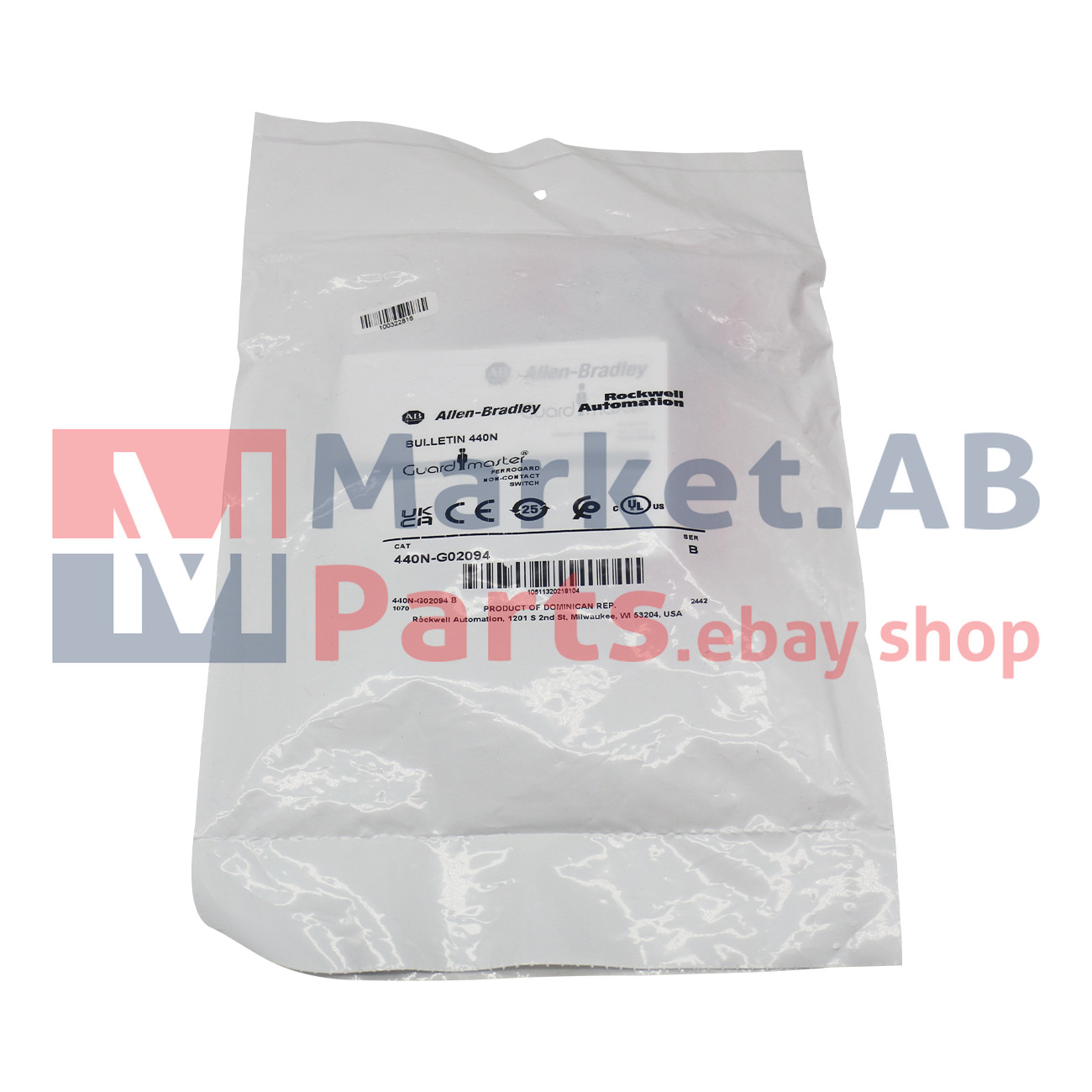 New Allen Bradley 440N-G02094 Guardmaster 440N Non Contact Switch 4-Pin Micro QD
