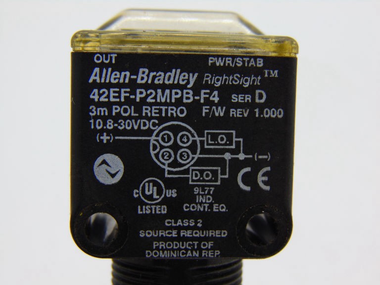 ALLEN BRADLEY 42EF-P2MPB-F4 SENSOR USED