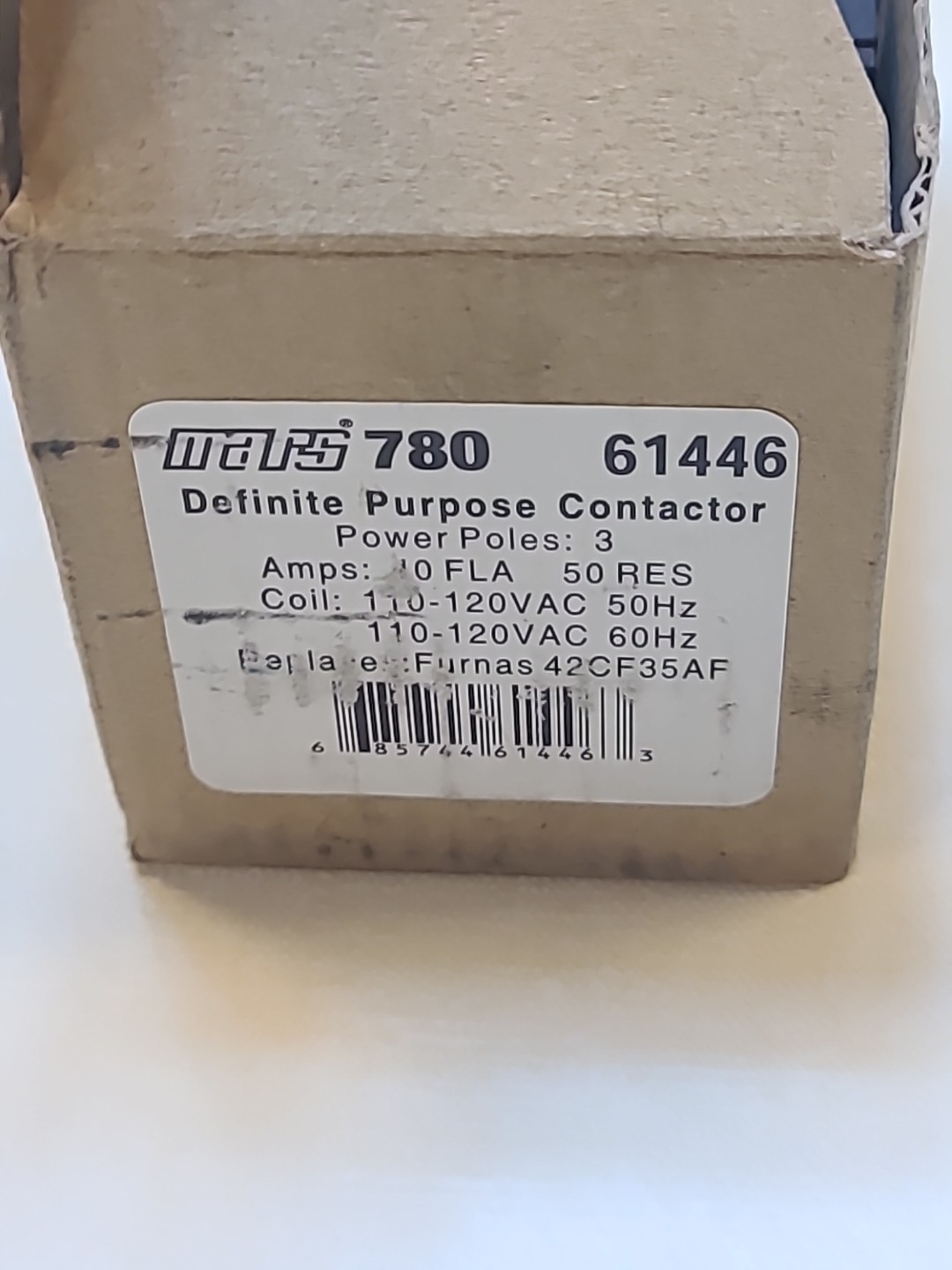 Mars 61446 HVAC/R Definite Purpose Contactor – 2 Pole, 40 Amp