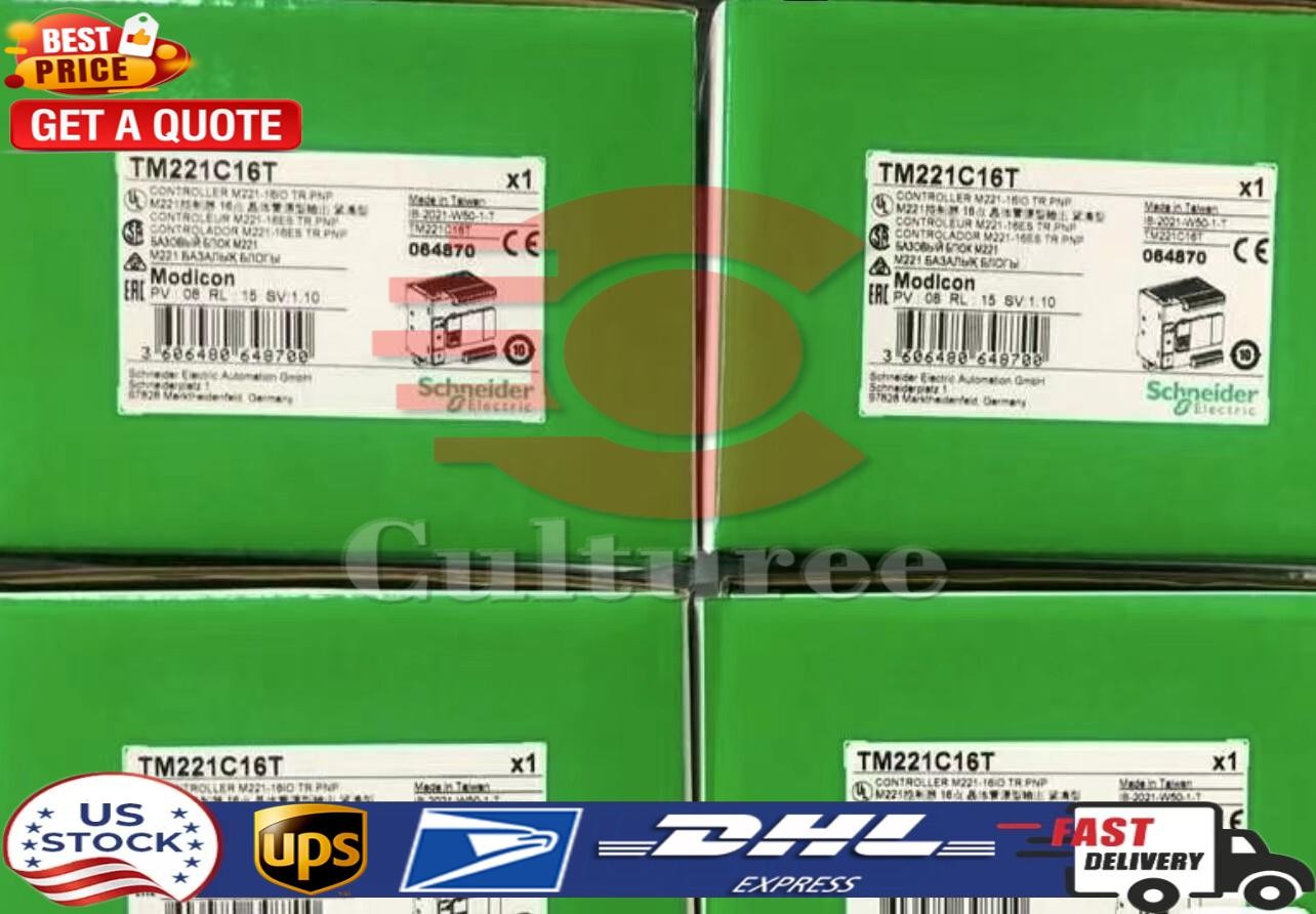 New Schneider TM221C16T PLC Module In Box Fast Ship 1PCS