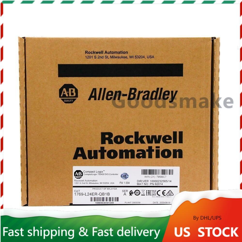 Allen-Bradley CompactLogix 1769-L24ER-QB1B 750KB DI/O Controller 1769L24ERQB1B