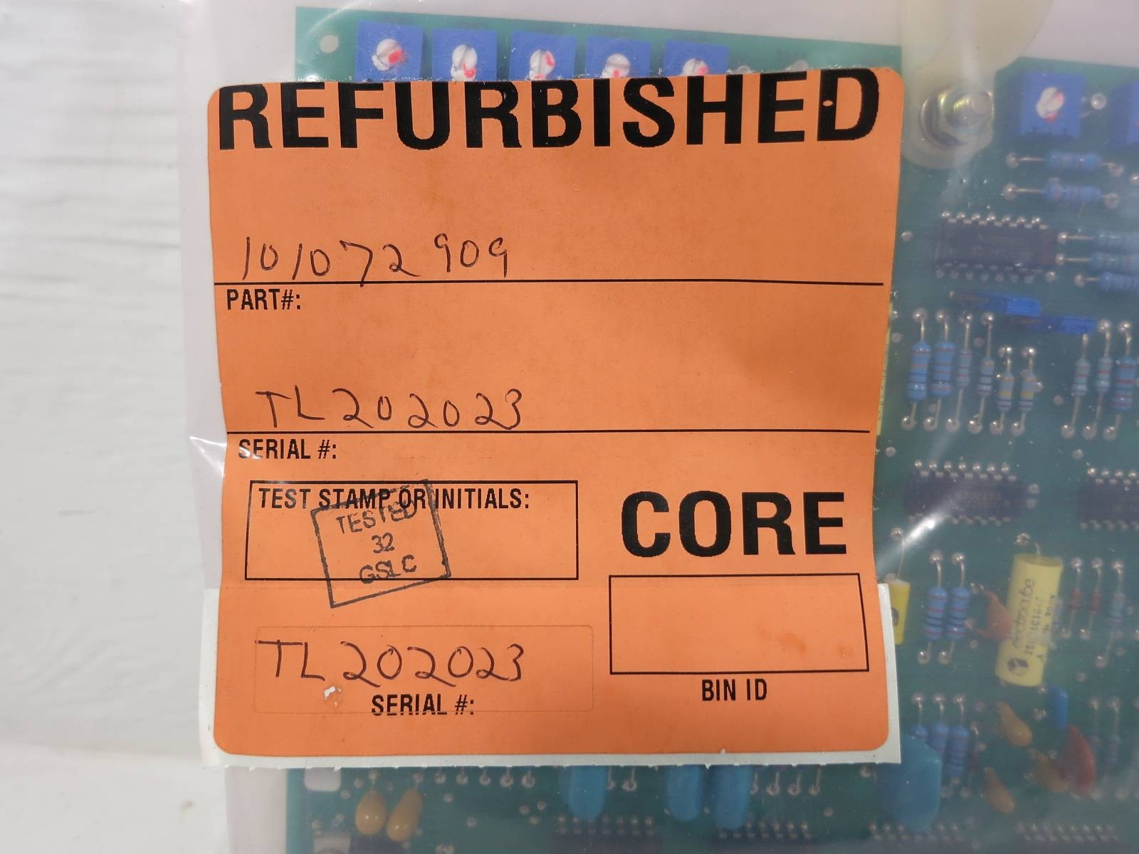 Refurbished Exide 101072909 A13A18 AC-DC Protection Board 118-302-722 PLC