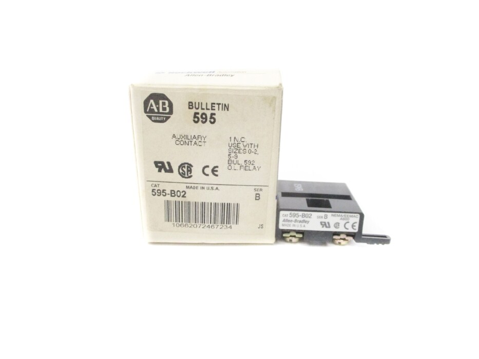 ALLEN BRADLEY 595-B02 SER. B (GY/BL) NSMP