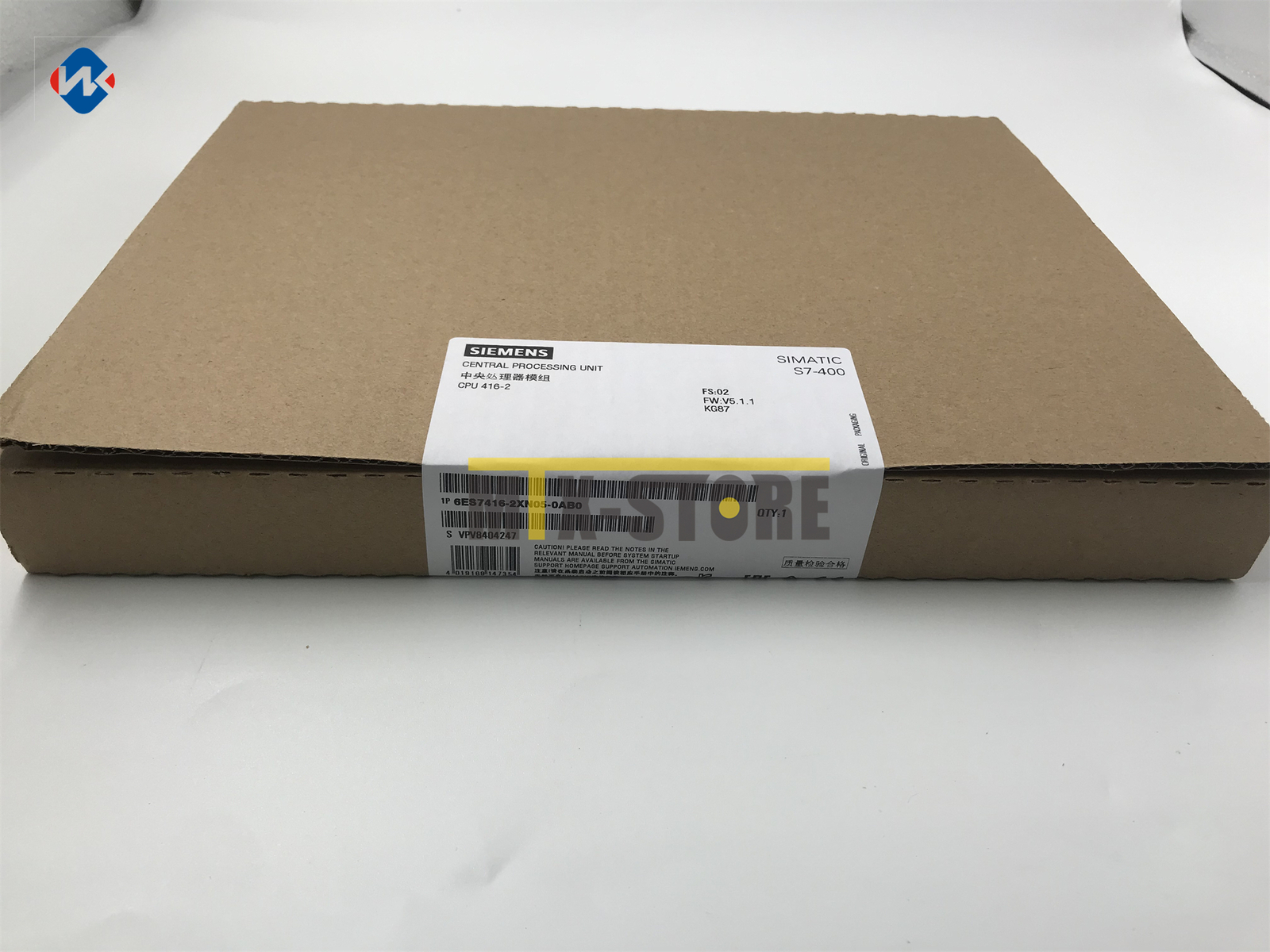 1PCS Unopened New in Original Box Siemens 6ES7416-2XN05-0AB0 6ES7 416-2XN05-0AB0
