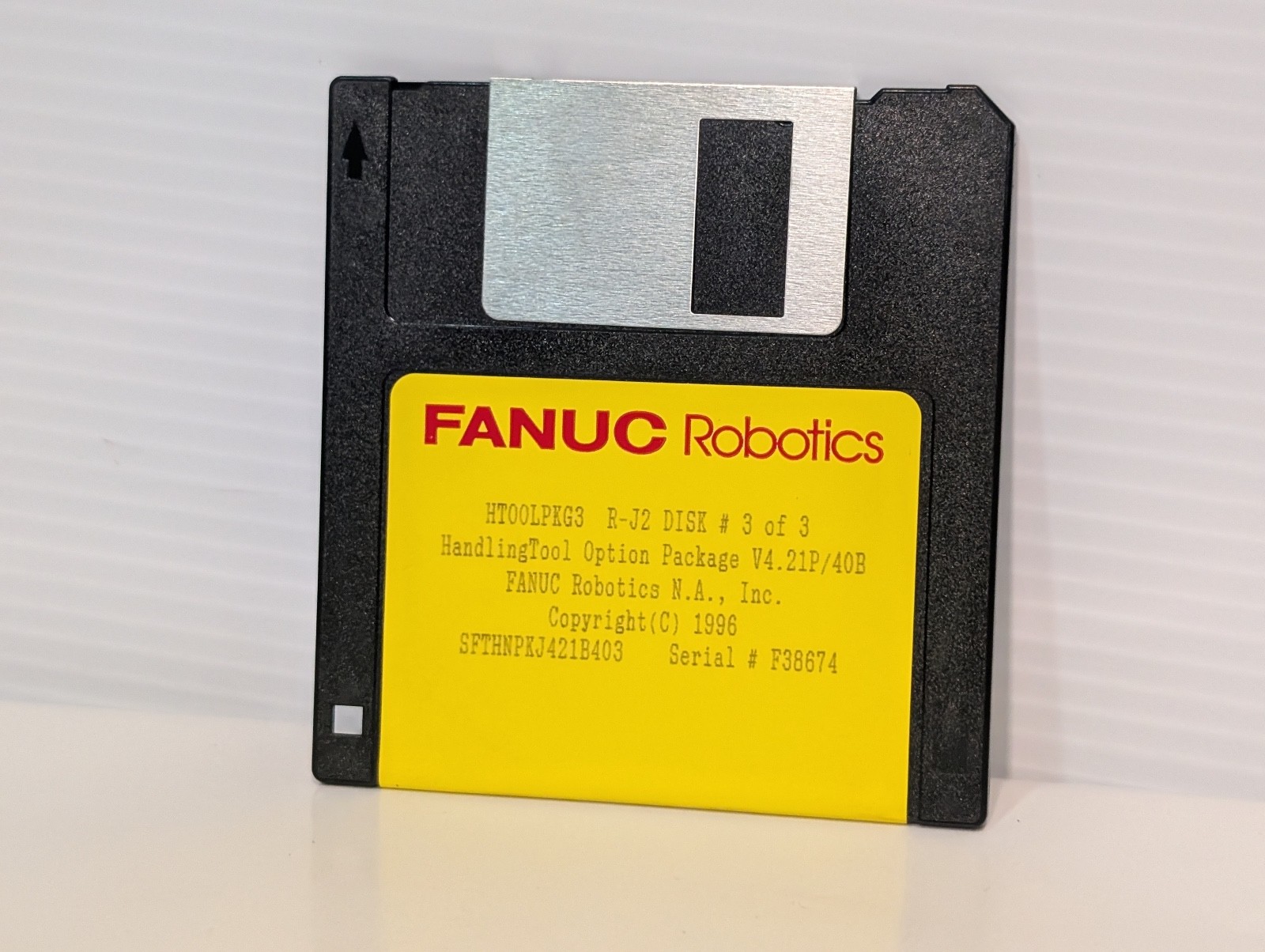 Fanuc Robotics HandlingTool Option Package V4.21P/40B Disks 1-3, 2 of Each